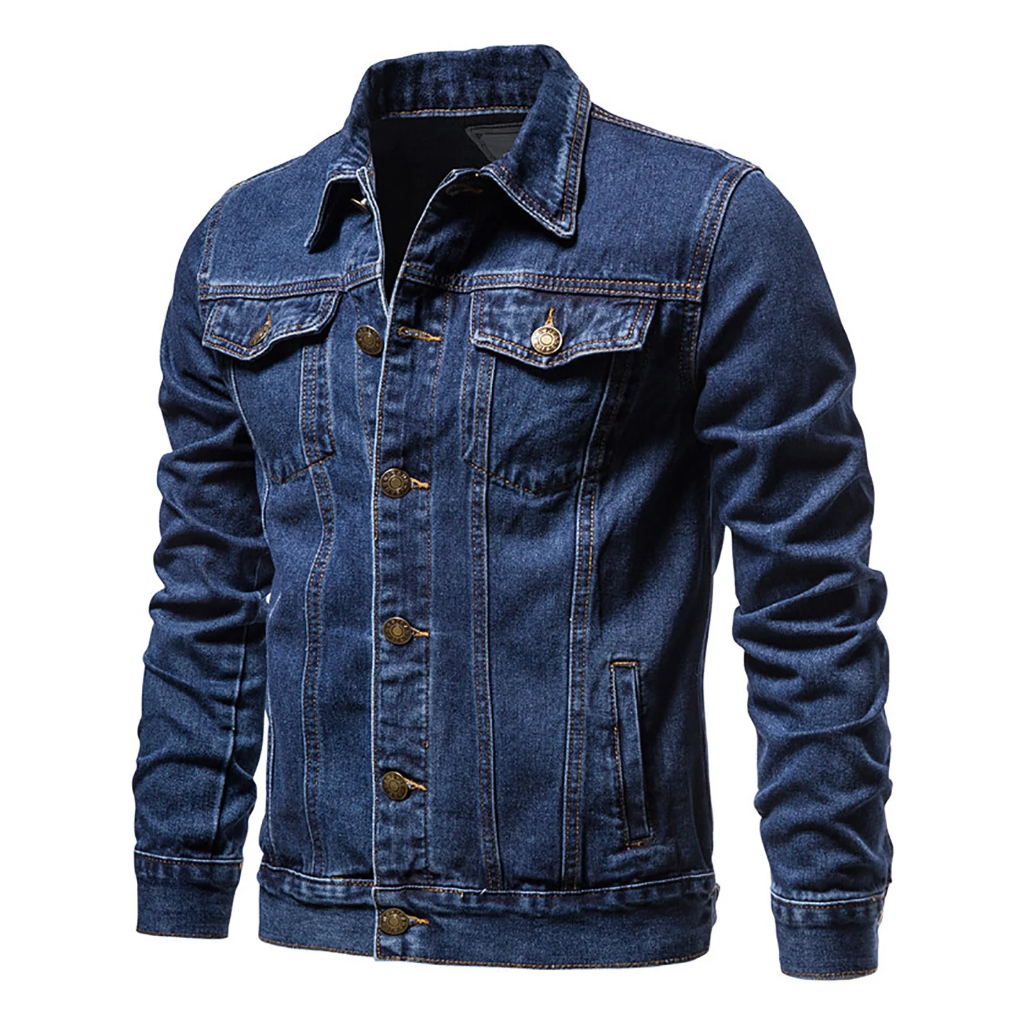 PREMIUM QUALITY DENIM JACKET (blue, M)